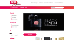 Desktop Screenshot of bestparfum.hu